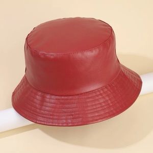 Vegan Leather Bucket Hat